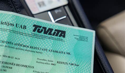 Dokumentų tikrinimas ir automobilio apžiūra