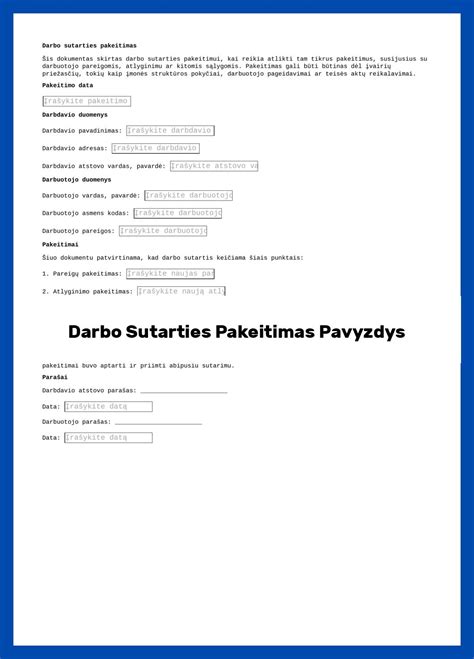 Darbo sutarties svarba