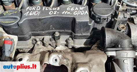 Schematinis Ford Focus variklio mazgų išdėstymas
