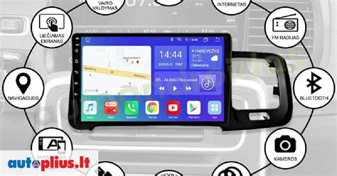 Volvo XC60 Android Multimedija 8.8 colio ekranas