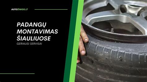 Automobilių padangų perdirbimo schema