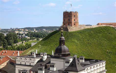 Vilniaus senamiesčio gatvės panorama
