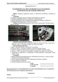 Diferencialo veikimo principas