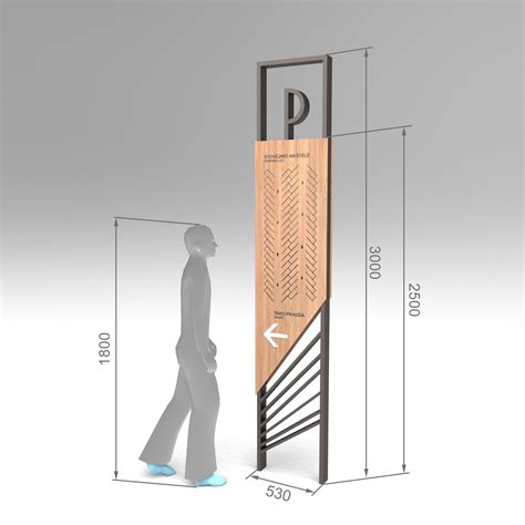 Automobilių stovėjimo aikštelės informacinis stendas su LED apšvietimu