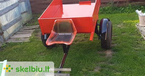 Brėžinys motobloko priekabai
