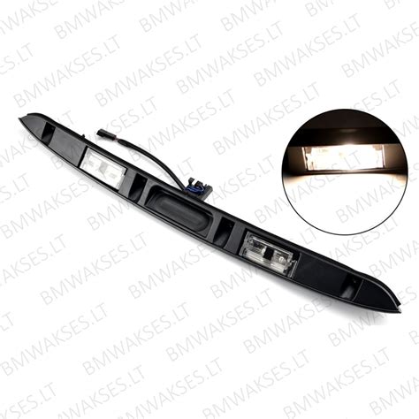 BMW E46 numerio apšvietimo gaubto atidarymas