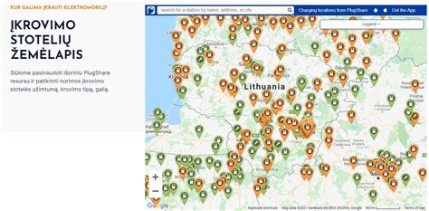 Žemėlapis su „Powerpass“ įkrovimo stotelėmis