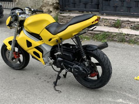 Gilera DNA motorolerio priekinės dalies dizainas