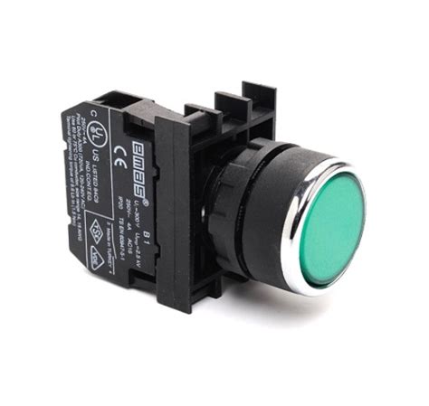 Dujų įrangos valdymo mygtukas su LED indikatoriais