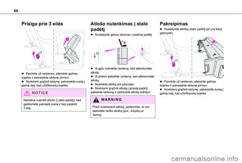 Schema kaip nulenkti Nissan galinę sėdynę