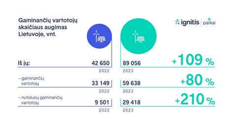 Gaminančių vartotojų statistika Lietuvoje