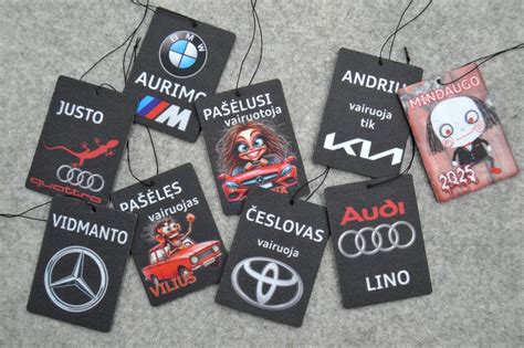 Automobilio priekio ir galo iliustracija su žymėjimais