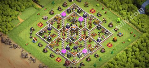 „Clash of Clans“ Mortyros gynybos schema