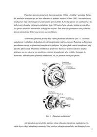 Schematinis pavaizdavimas pavarų dėžės mechanizmo