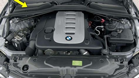BMW E61 variklio skyriaus schema