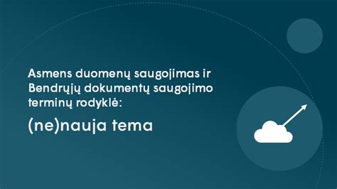 Schema, kaip nustatyti asmens duomenų saugojimo terminus