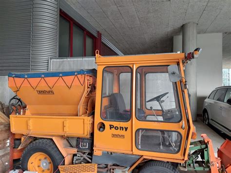 BOSCHUNG Pony P4T gatvių priežiūros mašina