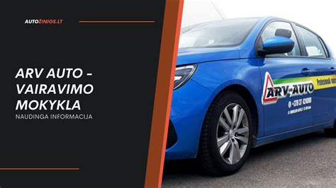 Vairavimo mokyklos ARV-Auto filialai Lietuvoje