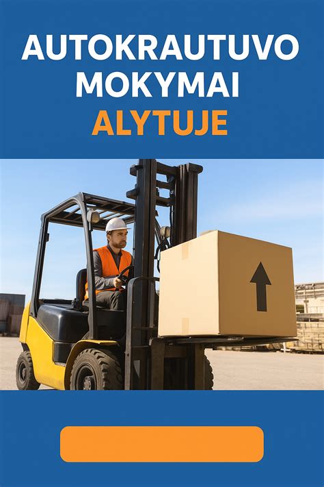 Autokrautuvo vairuotojo mokymo programa