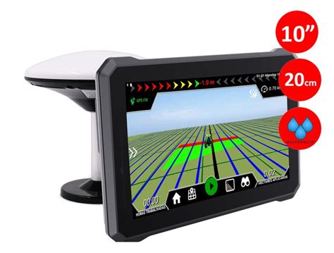 Traktoriaus navigacijos sistemos komponentai