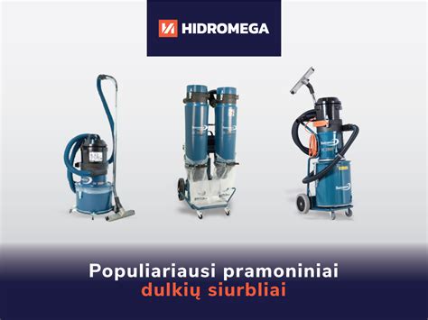 Pramoninių dulkių siurblių naudojimo sritys