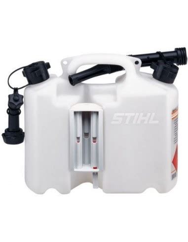 STIHL tepalo bakelis ir degalų maišymo proporcijos