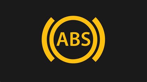 ABS stabdžių sistemos indikatorius
