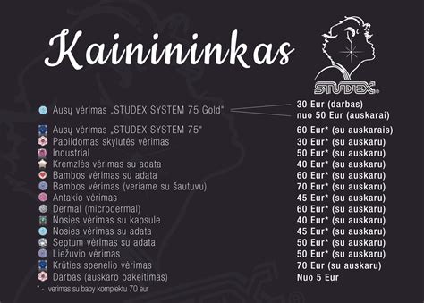 Lentelė: Orientacinės kondicionierių remonto paslaugų kainos
