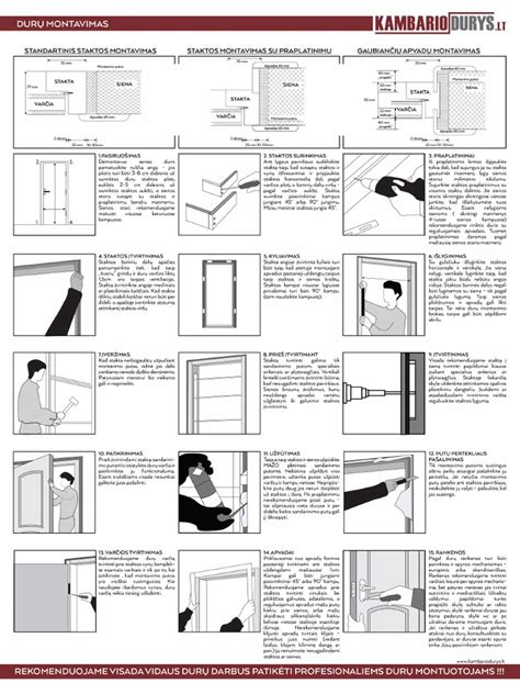 Montavimo instrukcija