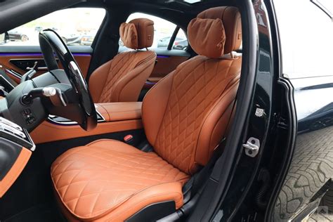 Mercedes-Benz S klasės interjero detalės