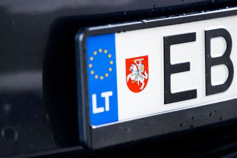 Naujos numerio ženklų grupės su EE raidėmis elektromobiliams