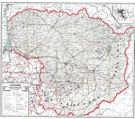 Lietuvos kelių žemėlapis su pažymėtomis greičio matuoklių vietomis