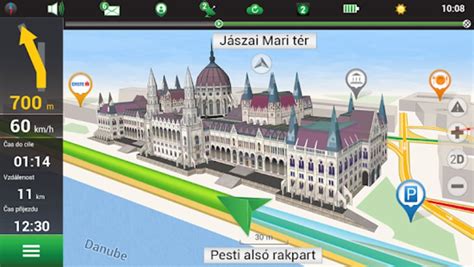 Navitel Navigator programėlės sąsaja
