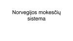 Norvegijos mokesčių sistema