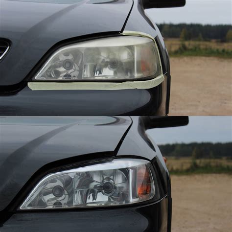 Automobilių poliravimo rezultatai prieš ir po