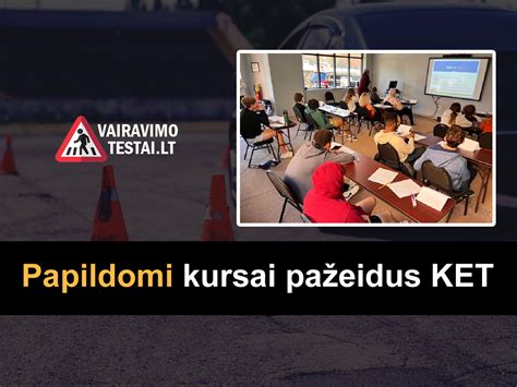 Infografika: KET pažeidimų, už kuriuos privalomi papildomi kursai, sąrašas