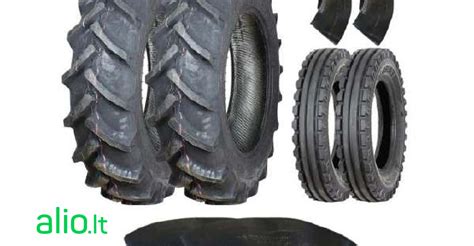 MTZ-50 traktoriaus priekinės ir galinės padangos