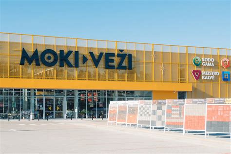 Žemėlapis su Moki Veži parduotuvių lokacijomis