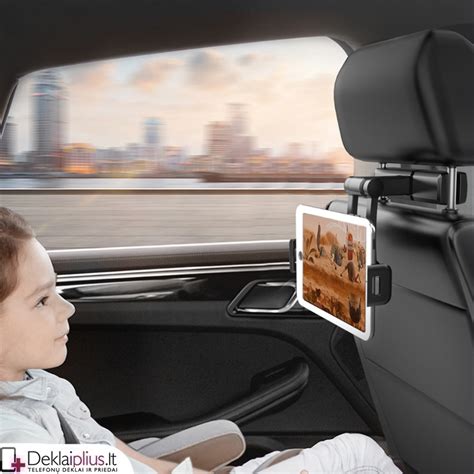 Monitorius tvirtinamas ant automobilio galvos atlošo