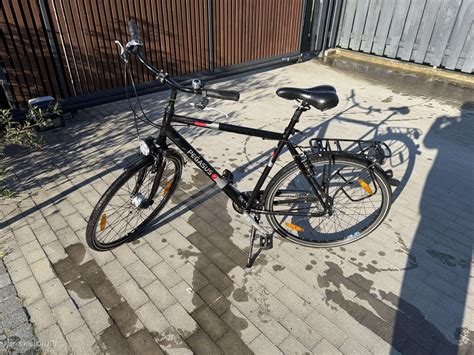 Vyriškas miesto dviratis su 3 vidinėmis pavaromis