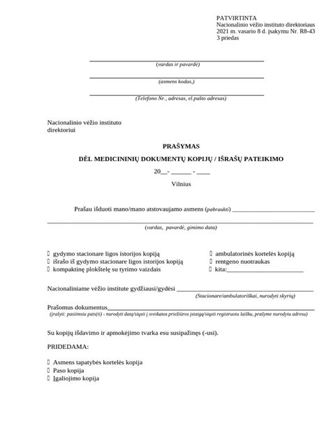 Dokumentų pateikimo procesas autoservise