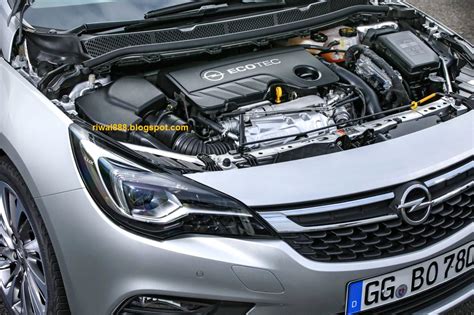 Opel Astra BiTurbo variklio schema