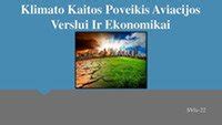 Schematinis klimato kaitos poveikis ekosistemoms