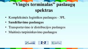 Paslaugų spektras