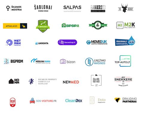 Logotipai pristatymo tarnybų