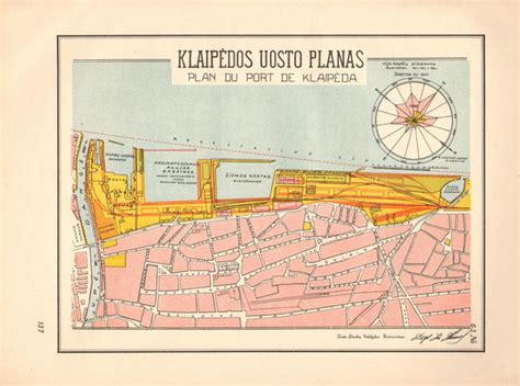 žemėlapis Klaipėdos uosto plėtros projekto