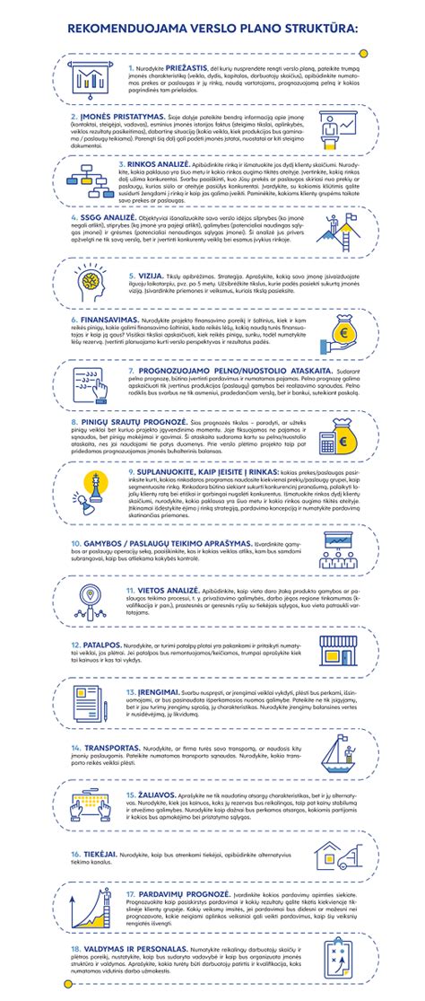 Verslo plano struktūra