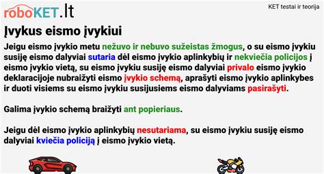 Schematinis pavaizdavimas, kaip suteikti pirmąją pagalbą eismo įvykio metu