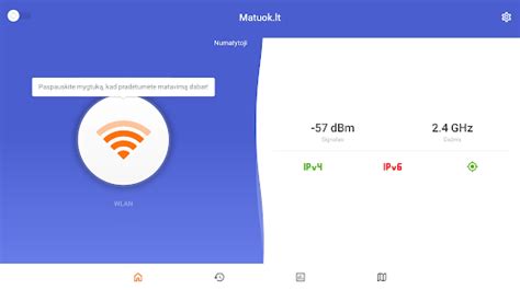 Interneto ryšio nustatymai