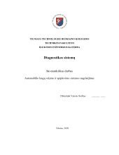 Automobilio apiplovimo sistemos komponentai